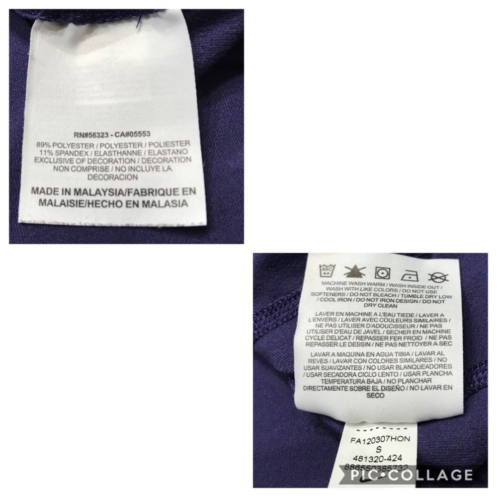 Nike Element Dri-Fit 3/4 Zip Running Pullover Thumb Holes Purple Pink Sz S - Picture 8 of 9